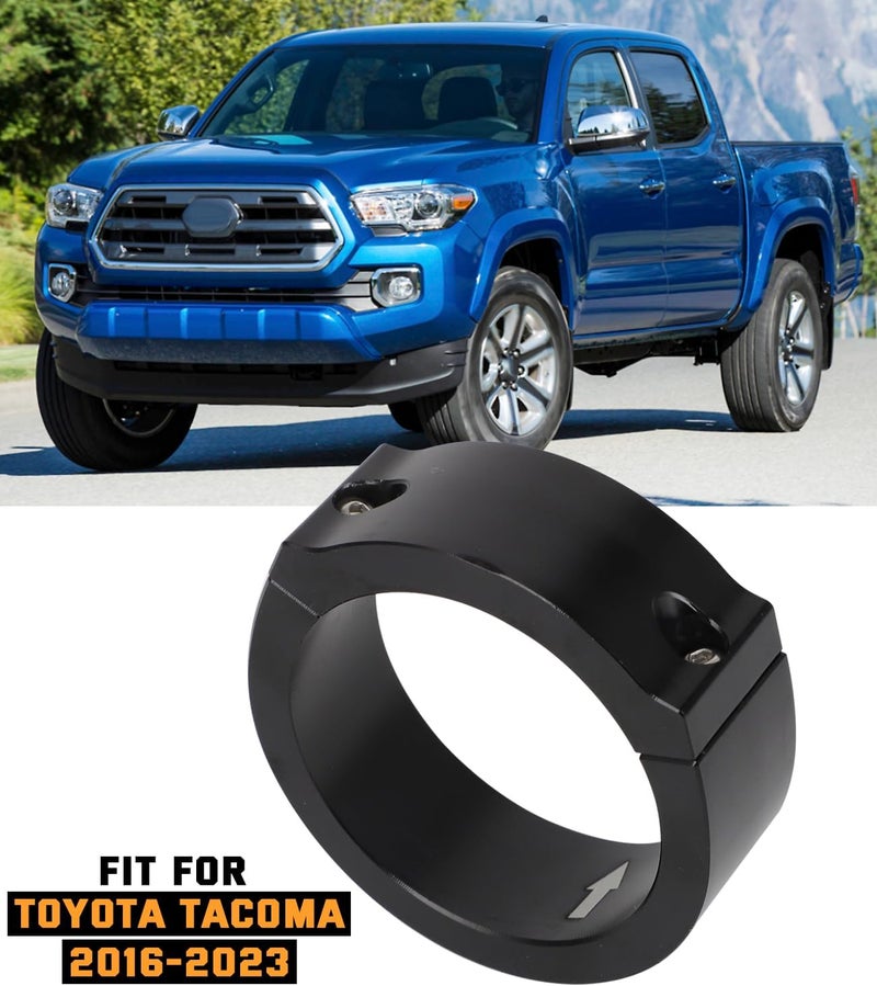 Foruly Tailgate Anti-Theft Lock, for Toyota Tacoma 2016-2023, Tailgate Security Device Truck Bed Tail Gate Lock with 2 Screws- CNC Machined Aluminum Black - Image 2